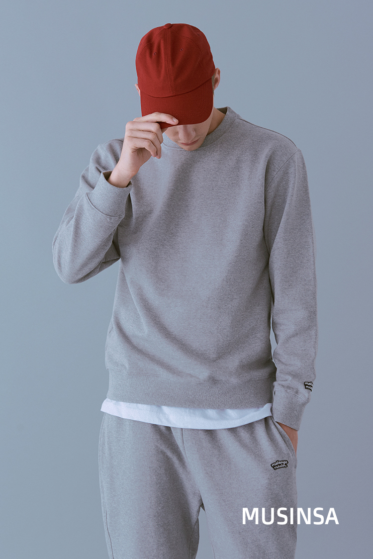 멜란지 마스터(MELANGE MASTER) 스탠다드 스웨트 팬츠 멜란지 그레이 32,900원 무신사 스토어