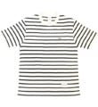 Premium heavy cotton stripe shirt Black
