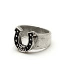HORSE SHOE SILVER RING