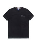 V-NECK POCKET SHORT-SLEEVES 1601 BK