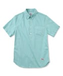 S/S COTTON OXFORD PULLOVER SHIRT GREEN