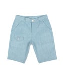 BLEACH HALF PANTS LIGHT BLUE
