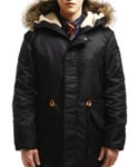 REMEMBRANS N3B HEAVY PARKA BLACK