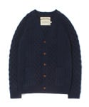 ARAN KNIT CARDIGAN [NAVY]