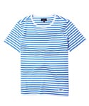 SHORT SLEEVE STRIPE T-SHIRT[WT/BL]