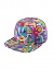 Glow Smile Snapback Hat red