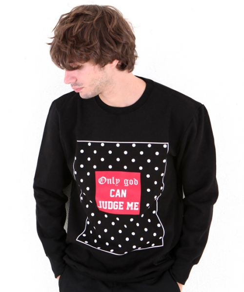 크립(CRIB) ONLY GOD CAN JUDGE ME (BLACK) - 9,900원 | 무신사 스토어 - 셀렉트숍 무신사 스토어 - 셀렉트숍