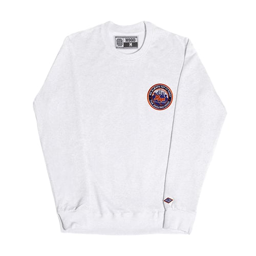에이치에스큐디(HSQD) HSQD Patch Swaet Shirts - White - 48,000원 | 무신사 스토어 - 셀렉트숍