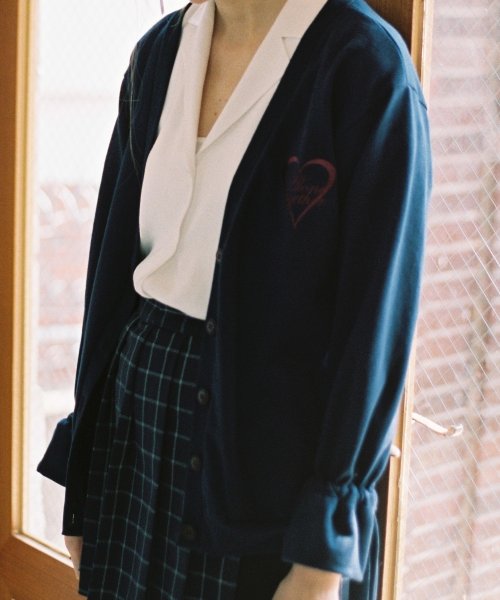 얼론투게더(ALONE&TOGETHER) ruffle navy cardigan - 89,000원 | 무신사 스토어