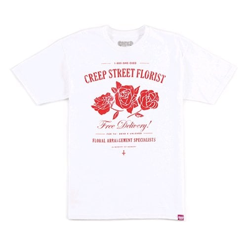 크립 스트릿(CREEP STREET) CREEP STREET Creepy Florist Tee (White) - 49,000원 | 무신사 스토어