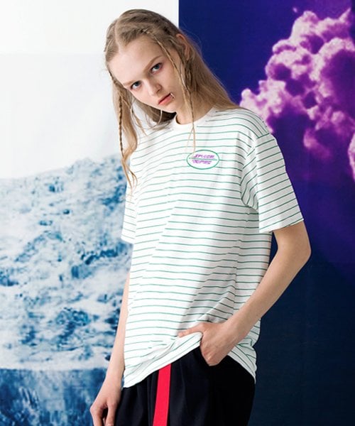 오 프리미어 쿱(O! PREMIER COUP) OPRC STRIPE EMBLEM T-SHIRT GREEN - 42,000원 | 무신사 스토어 - 셀렉트숍 무신사 스토어 - 셀렉트숍