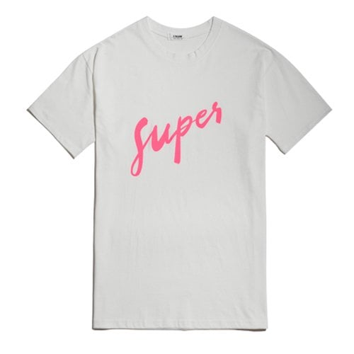언로우(UNLOW) SUPER T-SHIRT WHITE - 16,100원 | 무신사 스토어 - 셀렉트숍