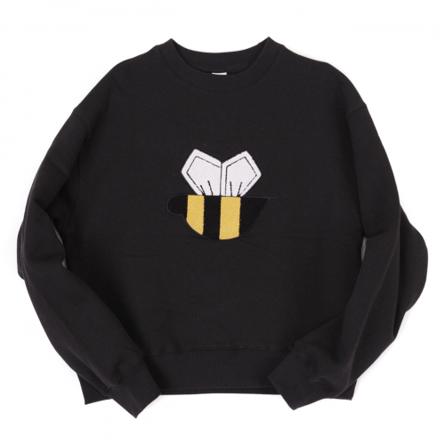 메종드슈크레(MAISON DE SUCRE) [기모]HONEYBEE SWEAT SHIRTS[BLACK] - 28,000원 | 무신사 스토어 - 셀렉트숍 무신사 스토어 - 셀렉트숍