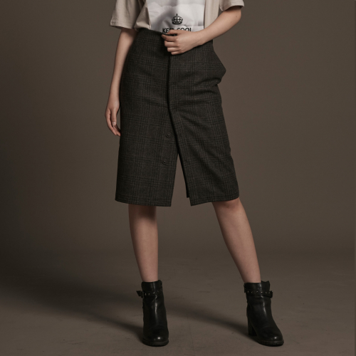 유주얼 에딧(USUAL EDIT) Trench dv Skirt(Khaki Brown) - 98,000원 | 무신사 스토어