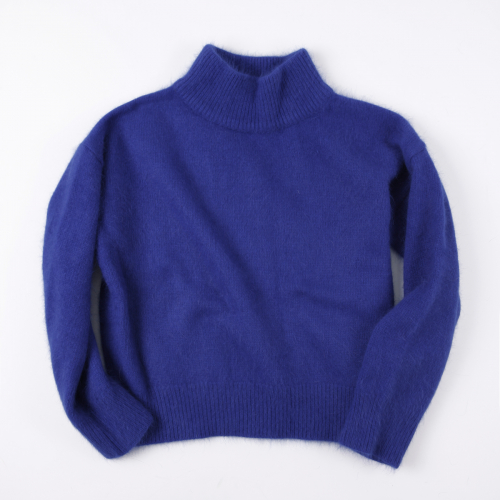 메종드슈크레(MAISON DE SUCRE) HALF NECK ANGORA KNIT [BLUE] - 49,000원 | 우신사 스토어