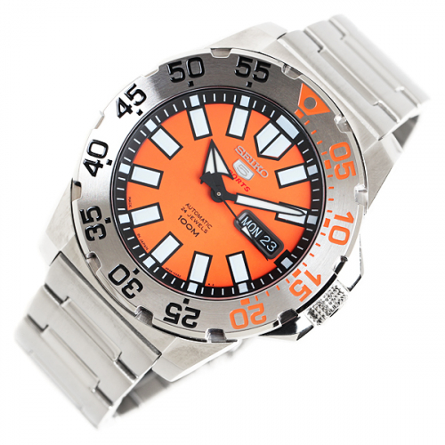 세이코(SEIKO) {삼정본사정품} 세이코 시계 SRP483J1 / SEIKO 손목 시계 뉴 오렌지 몬스터 오토매틱 남성 메탈 SRP483 - 410,000원 | 무신사... 