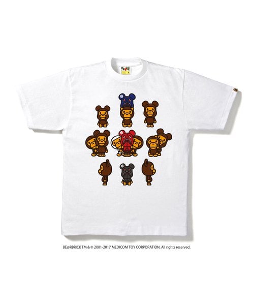베이프(BAPE) 베이프 x 메디컴토이 베어브릭 마일로 샤크 티 - 170,000원 | 무신사 스토어 - 셀렉트숍 무신사 스토어 - 셀렉트숍