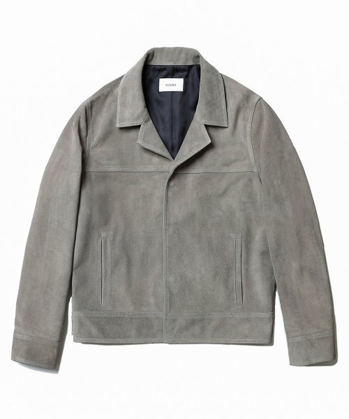 인사일런스(INSILENCE) Cow Suede Trucker Jacket (Grey) - 134,500원 | 무신사 스토어