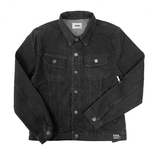 한량(HANRYANG) [한량] HANRYANG DENIM JACKET A1 BLACK 블랙진 자켓 - 108,000원