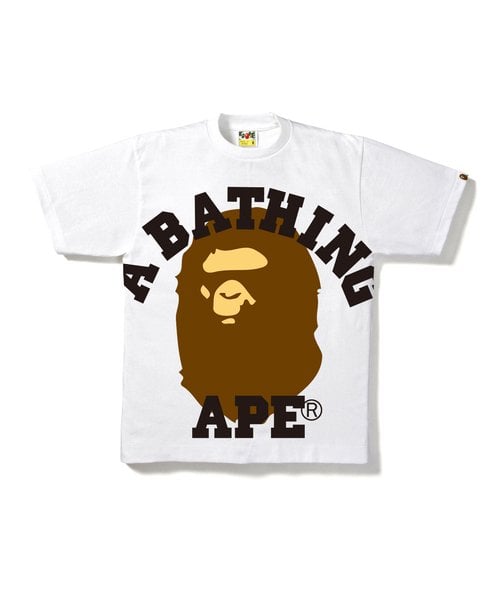 베이프(BAPE) 페이스 오버 칼리지 티 - 168,000원 | 무신사 스토어 - 셀렉트숍