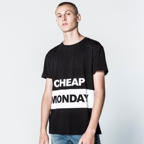 칩먼데이(CHEAP MONDAY) STANDARD REVERSE TEE BLOCK LOGO M0380114 BLK - 35,000원 | 무신사 스토어 - 셀렉트숍 무신사 스토어... 