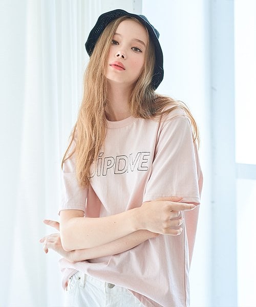 클로딩러버(CLOTHING LOVER) 딥다이브 티(핑크) - 23,400원 | 무신사 스토어 - 셀렉트숍
