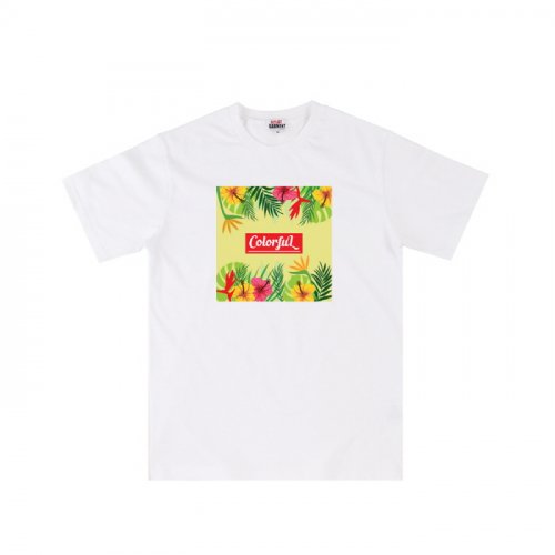지플랫(G-FLAT) 컬러풀 반팔 티셔츠 (WHITE) - 35,000원 | 무신사 스토어