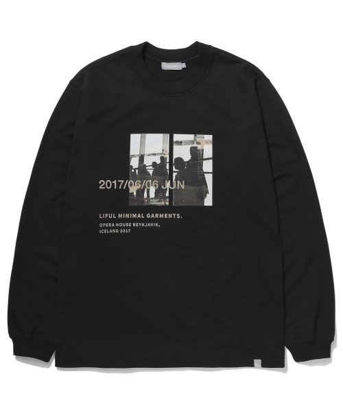 라이풀(LIFUL) REYKJAVIK PHOTO LONG SLEEVE black - 41,300원 | 우신사 스토어