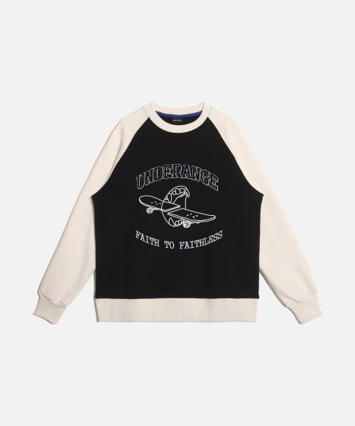 언더레인지(UNDERANGE) UR MOUTHFUL SWEATSHIRTS (기모) BLACK - 49,000원 | 무신사 스토어