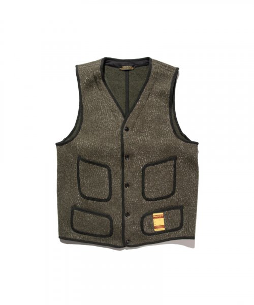 브라운스 비치(BROWNS BEACH) BROWNS BEACH / 724 V NECK VEST / KHAKI - 288,000원 | 무신사 스토어