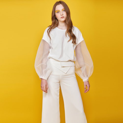 저스트인스타일(JUST IN STYLE) 카라 와이드 팬츠 - 296,000원 | 우신사 스토어