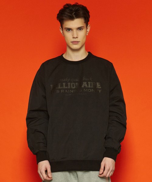 슬로우애시드(SLOW ACID) [UNISEX] 빌리어네어 스웻셔츠 (black) - 34,000원 | 무신사 스토어