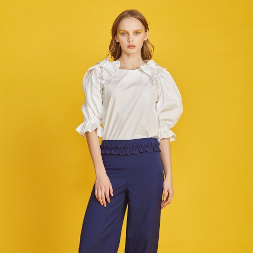 저스트인스타일(JUST IN STYLE) 7부 리본 셔츠 - 110,000원 | 무신사 스토어