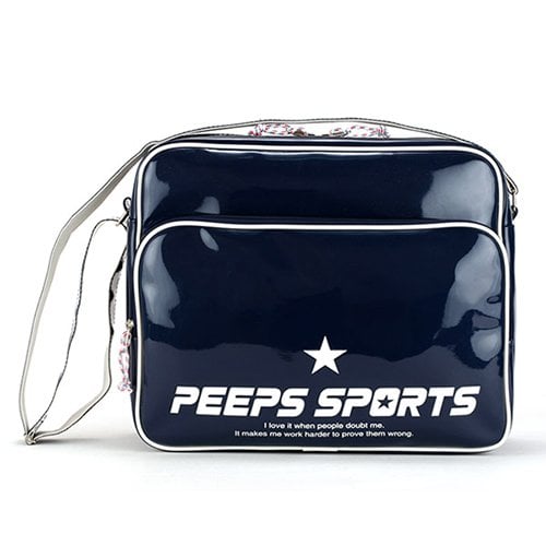 핍스(PEEPS) [핍스] PEEPS retro 80 enamel cross bag(navy) - 45,000원 | 무신사 스토어