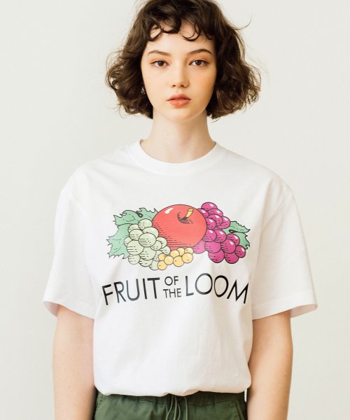프룻오브더룸(FRUIT OF THE LOOM) [Asian fit] 210g FRUIT LOGO T-SHIRTS WHITE - 15,330원 | 무신사 스토어