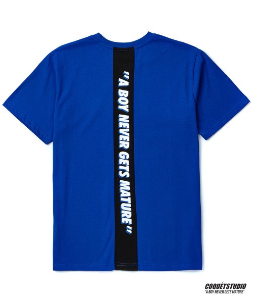 코케트 스튜디오(COQUET STUDIO) A BOY BACK POINT T BLUE - 21,600원 | 무신사 스토어