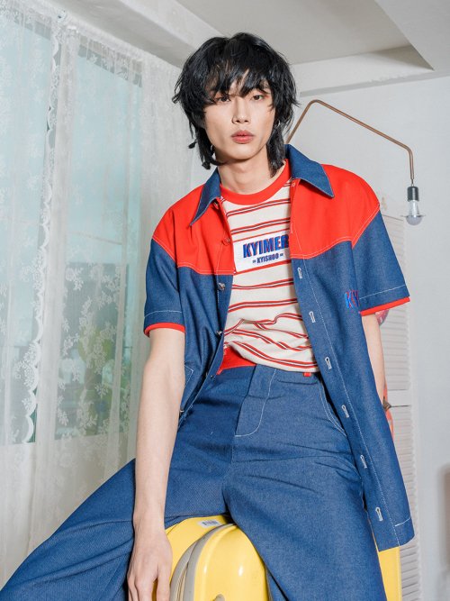 카이쇼(KYISHOO) 포켓포인트 데님 자켓 DENIM - 218,000원 | 무신사 스토어
