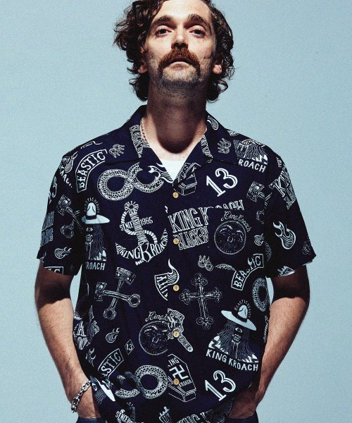 킹크로치(KING KROACH) TRASH RAYON HAWAIIAN SHIRT - 72,000원 | 무신사 스토어
