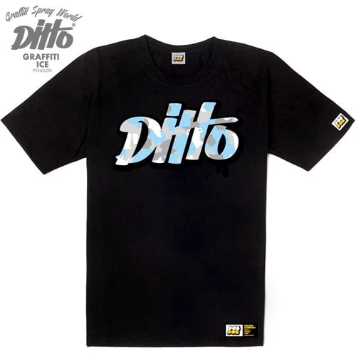 돌돌(DOLDOL) DITTO_T-shirts_01 그래피티 아이스 펭귄 디또 캐릭터 그래픽 티셔츠 - 28,000원 | 무신사 스토어