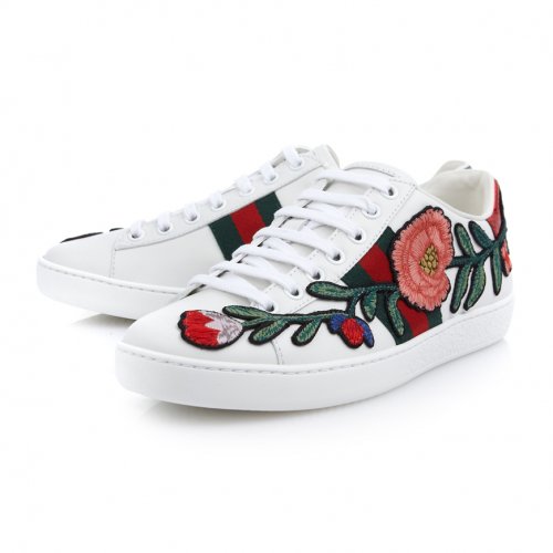 구찌(GUCCI) [에이스 플라워 자수 스니커즈] 431917 A38G0 9064 - 859,000원 | 무신사 스토어
