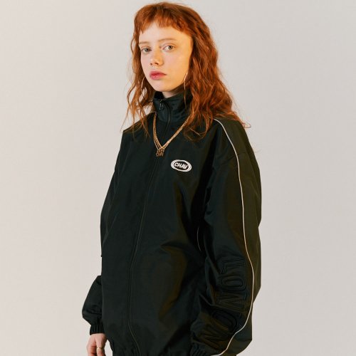 차브(CHAV) 컬러 블로킹 집업 점퍼_BLACK - 83,300원 | 무신사 스토어