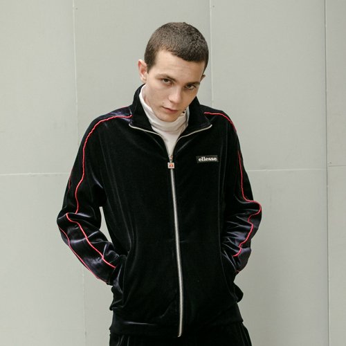 엘레쎄(ELLESSE) 파이핑 벨루아 트랙 자켓EI4MHFT763 - 49,500원 | 무신사 스토어