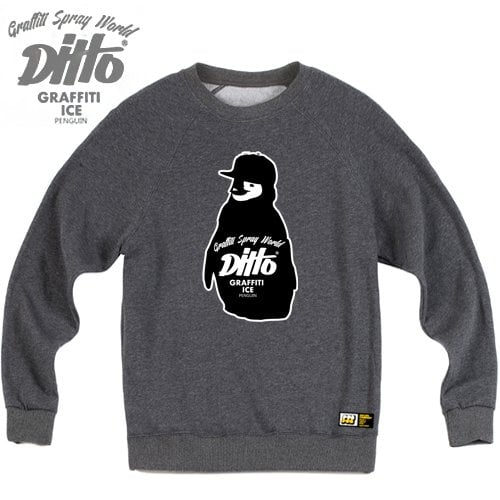 돌돌(DOLDOL) DITTO_MTM_03 그래피티 아이스 펭귄 디또 맨투맨 긴팔 - 56,000원 | 무신사 스토어