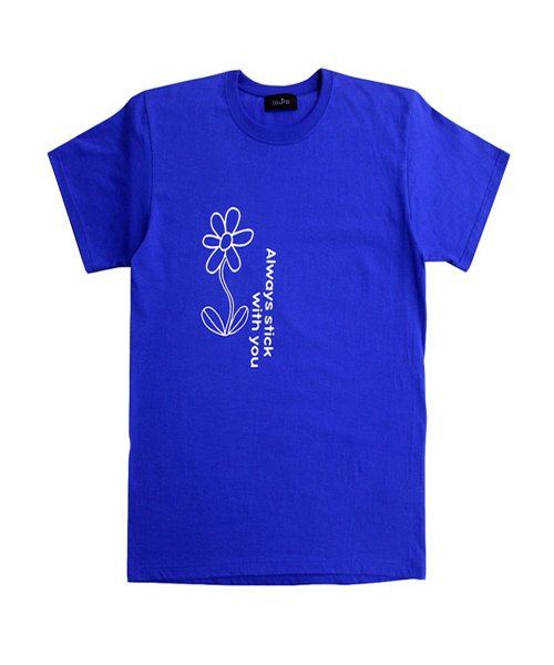 콜라텍(COLLATEC) ALWAYS STICK WITH YOU BLUE T-shirts - 41,000원 | 무신사 스토어