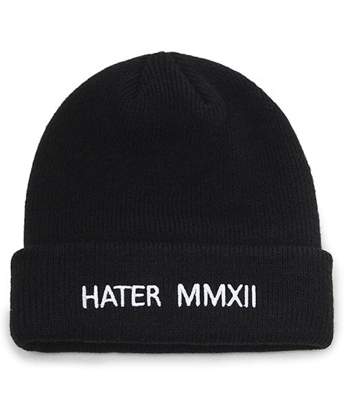 헤이터(HATER) 헤이터 MMXII 스탠다드 롱 비니 블랙 - 32,000원 | 무신사 스토어