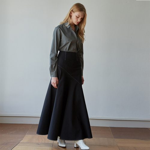 스튜디오 지(STUDIO.G) SHELL SKIRT_BLACK - 121,600원 | 무신사 스토어