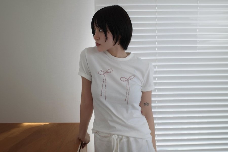 인플루언서 PICK, 밀로 우먼 '반소매 티셔츠'