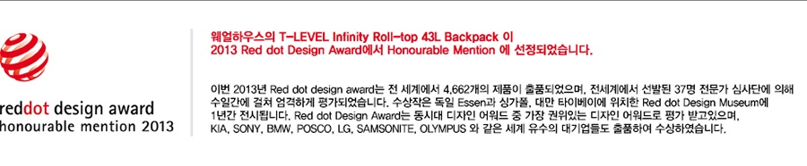 티레벨(T-LEVEL) Infinity Rolltop Backpack Camo