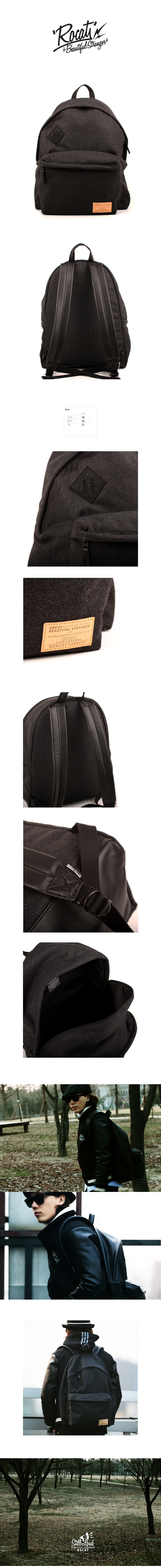 백스 매드해터(VAGX MADHATTER) Daypack chacoal grey