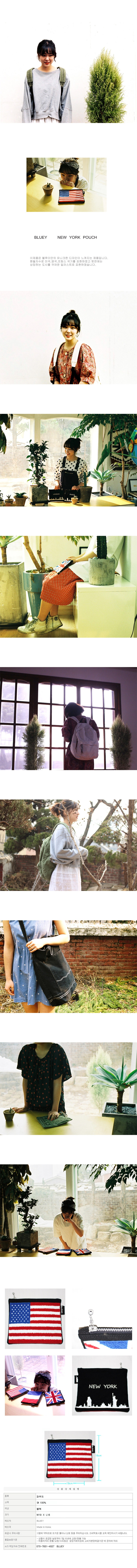 블루이(BLUEY) bluey new york pouch